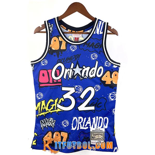 Camisetas De Futbol Orlando Magic (ONEAL #32) 2023/24 Azul
