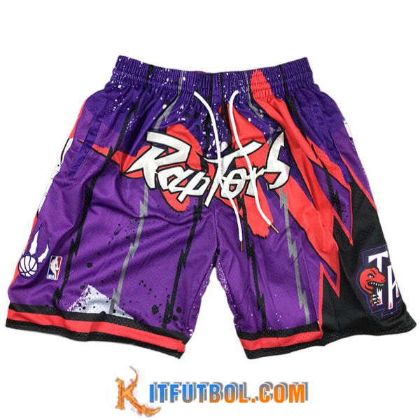 Cortos NBA Toronto Raptors 2023/24 Violeta/Rojo