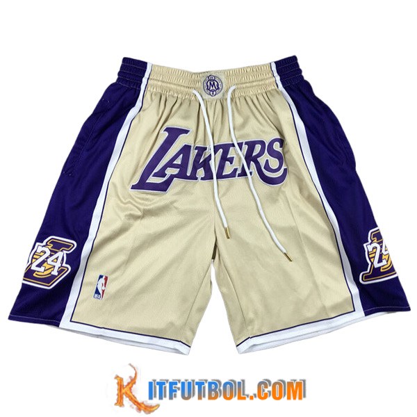 Cortos NBA Los Angeles Lakers 2023/24 Azul/Amarillo -02