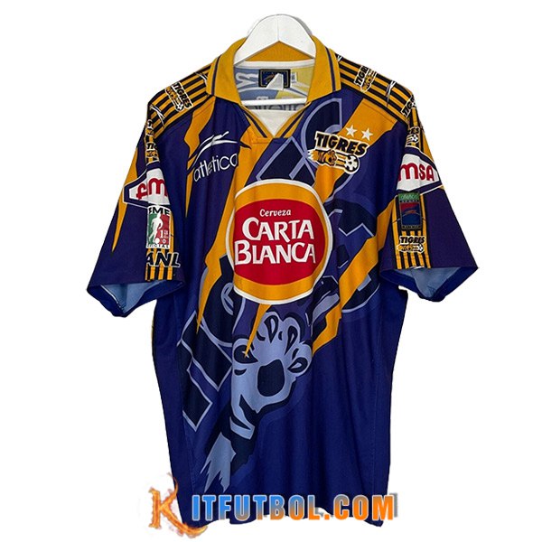 Camisetas De Futbol Tigres UANL Retro Tercera 1997/1998