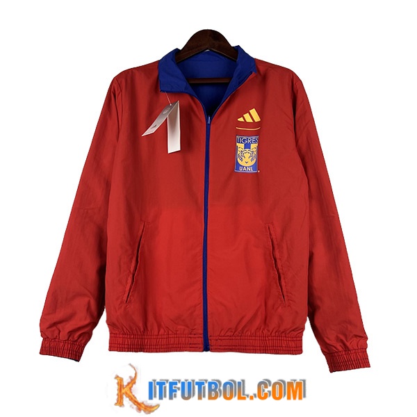 Rompevientos Tigres UANL Rojo 2023/2024
