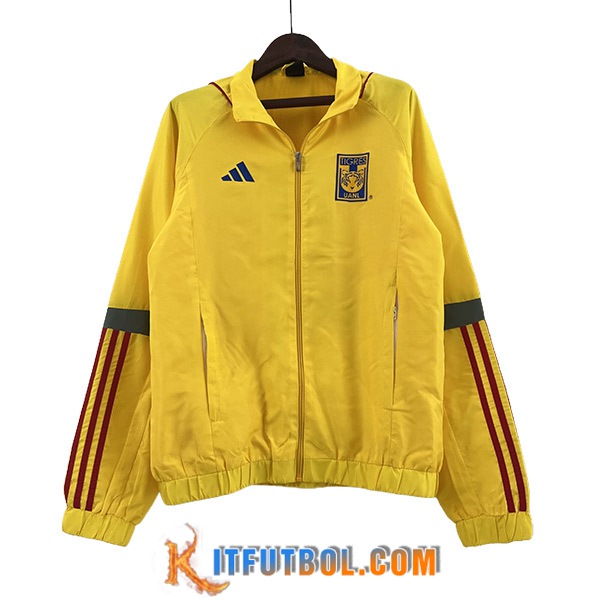 Rompevientos Tigres UANL Amarillo 2023/2024