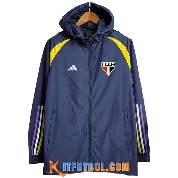 Rompevientos Sao Paulo FC Azul marino 2023/2024 -03
