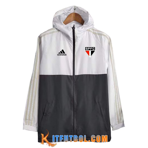 Rompevientos Sao Paulo FC Blanco/Negro 2023/2024