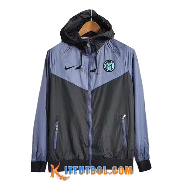 Rompevientos Inter Milan Gris/Negro 2023/2024