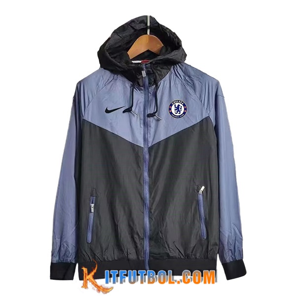 Rompevientos FC Chelsea Gris/Negro 2023/2024