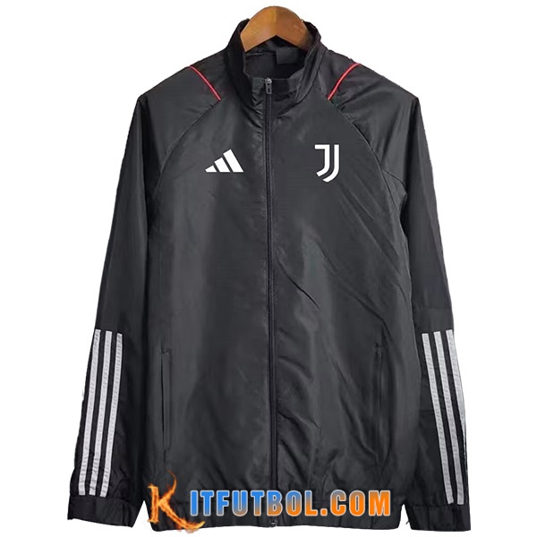 Rompevientos Juventus Negro 2023/2024 -02