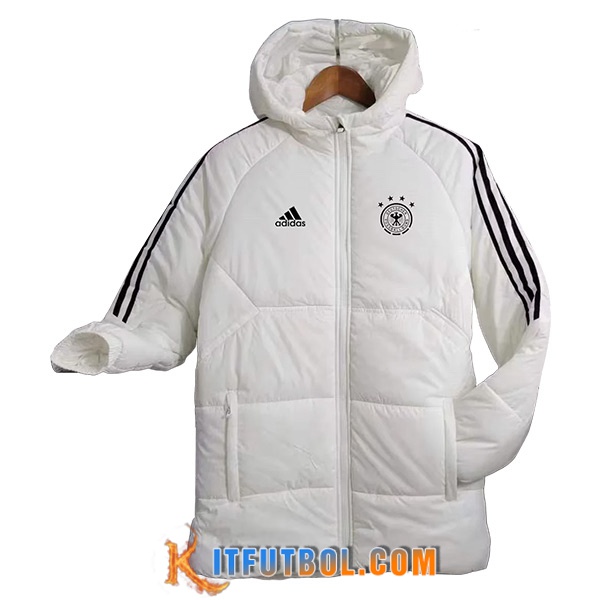 Nueva Plumas Con Capucha Alemania Blanco 2023/2024 -02
