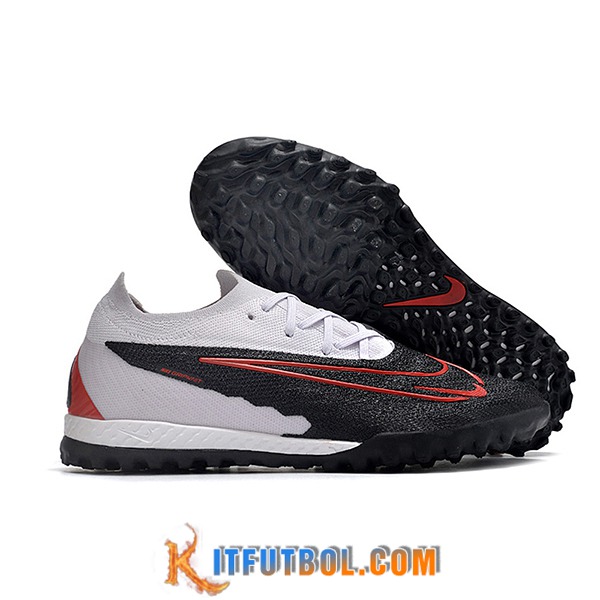 Nike Botas De Fútbol Phantom GX Elite TF Blanco/Negro
