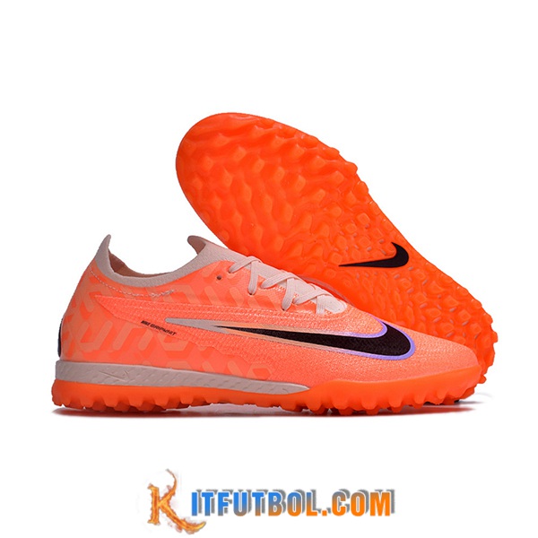Nike Botas De Fútbol Phantom GX Elite TF Naranja/Violeta