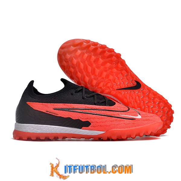 Nike Botas De Fútbol Phantom GX Elite TF Negro/Rojo