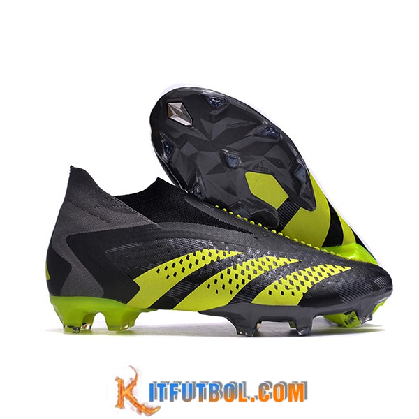 Adidas Botas De Fútbol PREDATOR ACCURACY+ FG BOOTS Negro/Verde