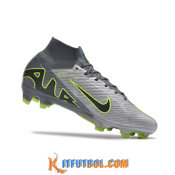 Nike Botas De Fútbol Air Zoom Mercurial Superfly IX Elite FG Gris/Negro
