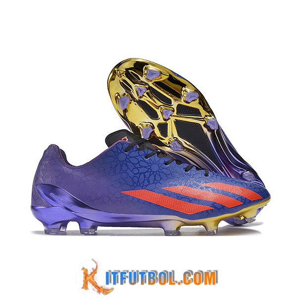 Adidas Botas De Fútbol X CRAZYLIGHT+ FG Violeta/Rojo