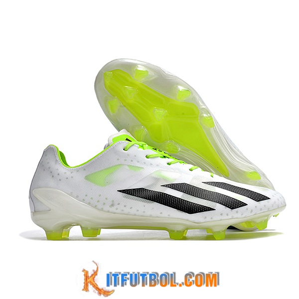 Adidas Botas De Fútbol X CRAZYLIGHT+ FG Blanco/Negro/Verde