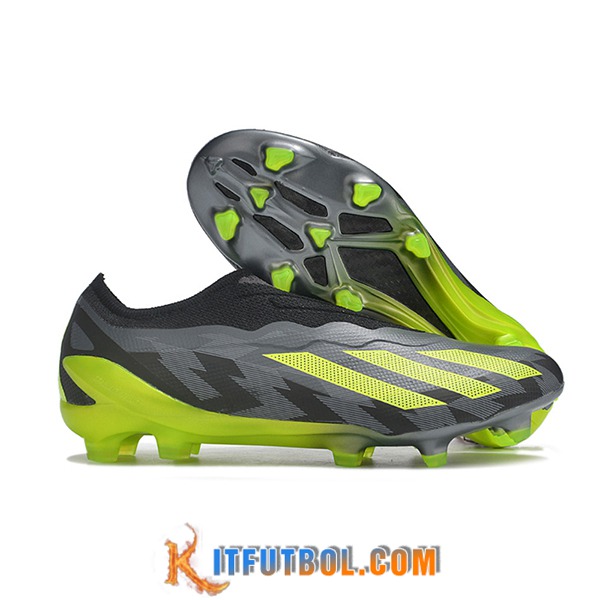 Adidas Botas De Fútbol X CRAZYFAST.1 LL FG Verde/Gris/Negro