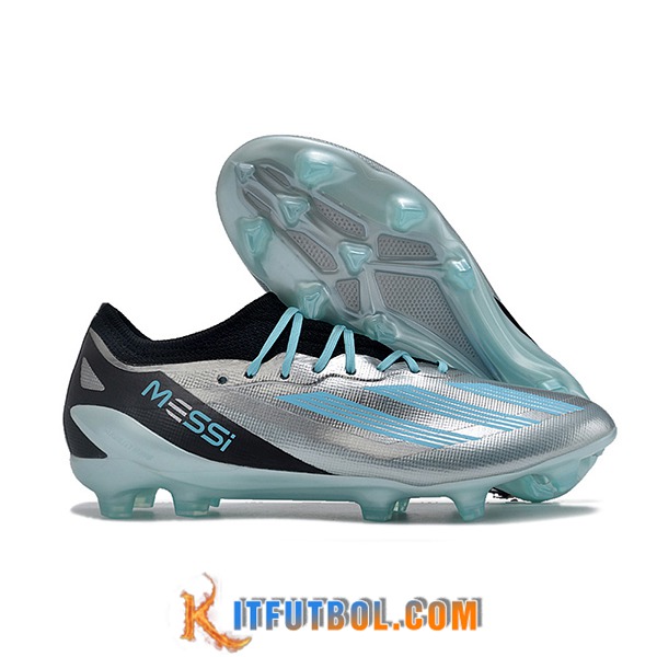 Adidas Botas De Fútbol X CRAZYFAST MESSI.1 FG BOOTS Azul/Gris/Negro