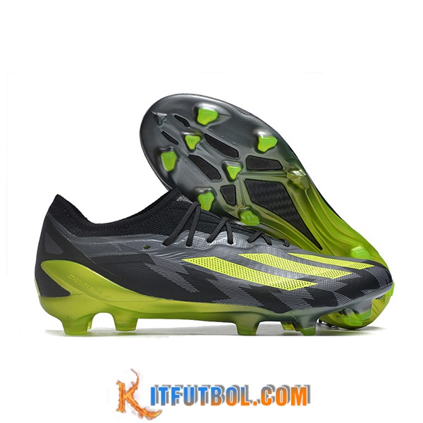 Adidas Botas De Fútbol X CRAZYFAST MESSI.1 FG BOOTS Verde/Gris/Negro