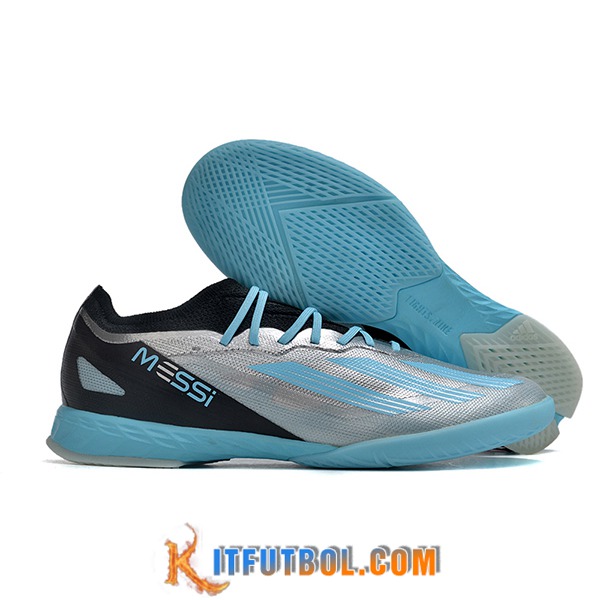 Adidas Botas De Fútbol X CRAZYFAST.1 IC BOOTS Azul/Gris/Negro