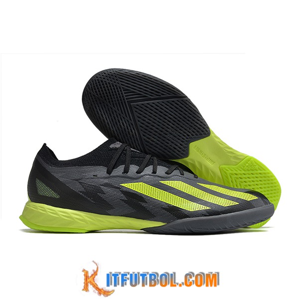 Adidas Botas De Fútbol X CRAZYFAST.1 IC BOOTS Verde/Gris/Negro