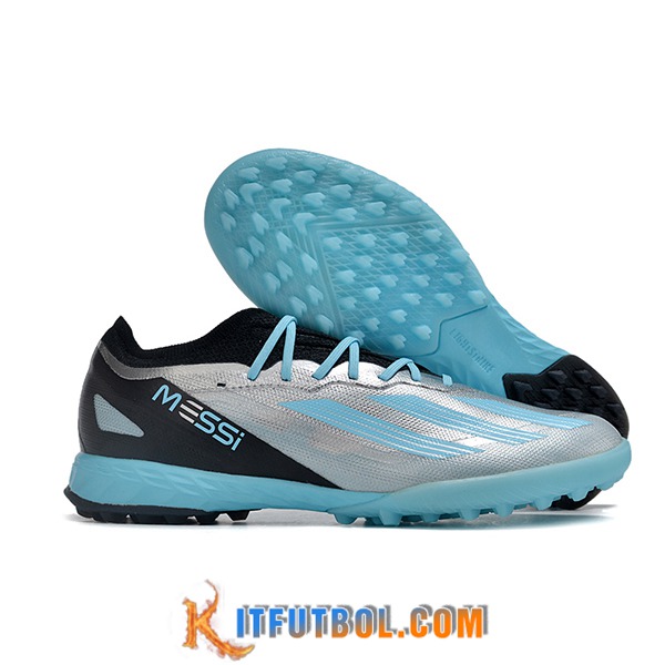 Adidas Botas De Fútbol X CRAZYFAST.1 TF BOOTS Azul/Gris/Negro