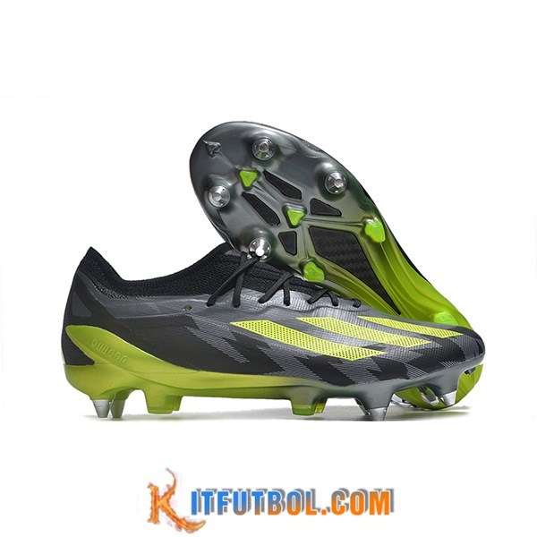 Adidas Botas De Fútbol X Crazyfast1 SG Verde/Gris/Negro
