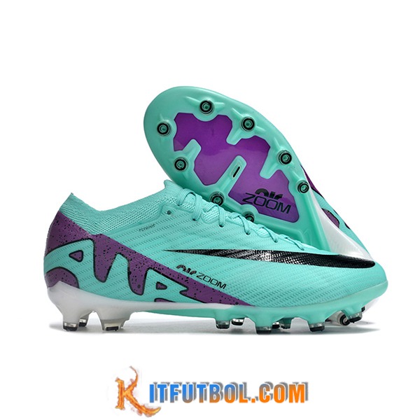 Nike Botas De Fútbol Air Zoom Mercurial Vapor XV Elite AG Verde/Violeta