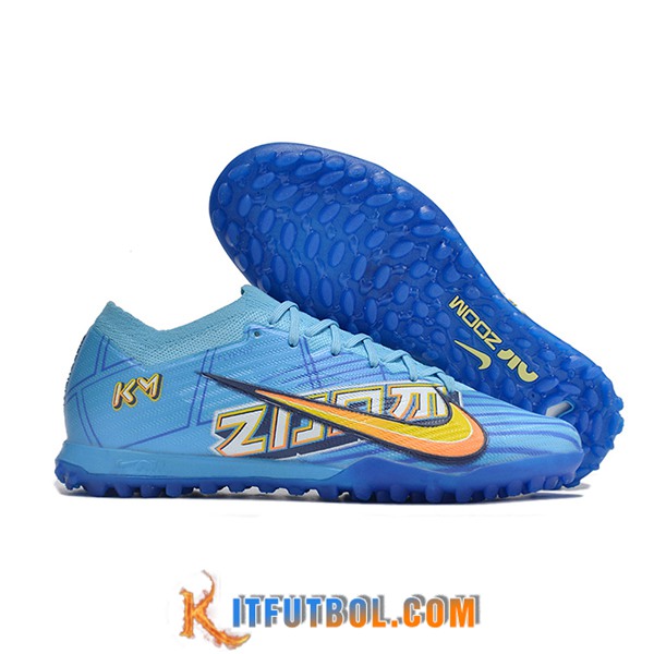 Nike Botas De Fútbol Air Zoom Mercurial Vapor XV Elite TF Azul/Amarillo