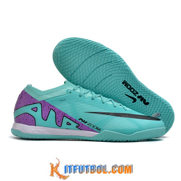 Nike Botas De Fútbol Air Zoom Mercurial Vapor XV Elite IC Gris/Verde