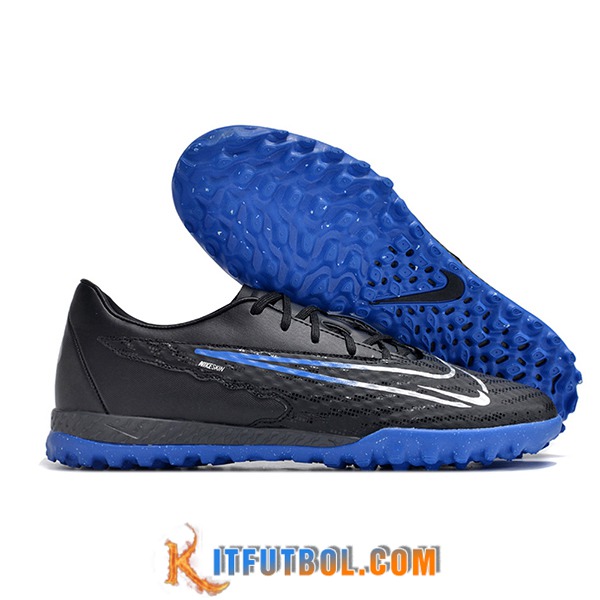 Nike Botas De Fútbol Phantom GX Academy TF Negro/Azul