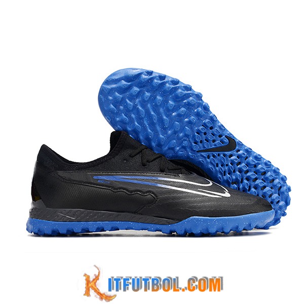 Nike Botas De Fútbol React Phantom GX Pro TF Negro/Azul