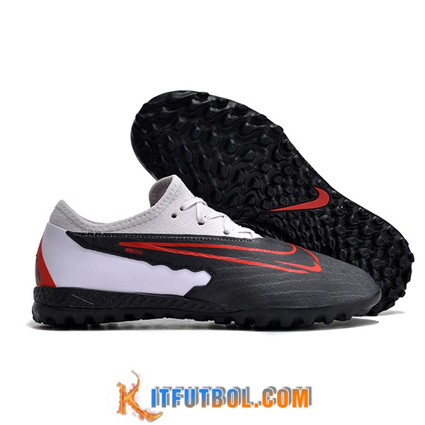 Nike Botas De Fútbol React Phantom GX Pro TF Blanco/Negro/Rojo