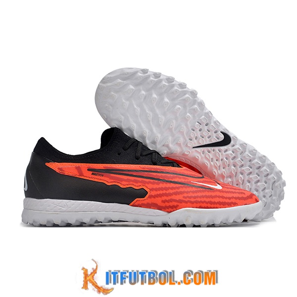 Nike Botas De Fútbol React Phantom GX Pro TF Negro/Rojo