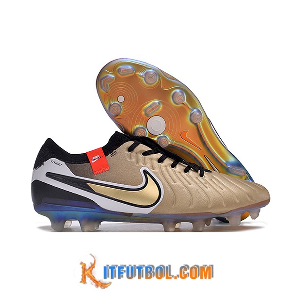 Nike Botas De Fútbol Tiempo Legend X Elite FG Marrón/Blanco/Negro