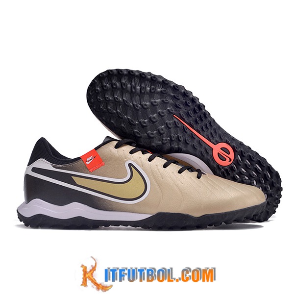 Nike Botas De Fútbol Tiempo Legend X Academy TF Marrón/Blanco/Negro