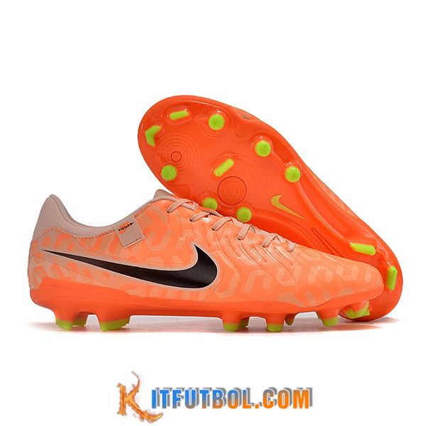 Nike Botas De Fútbol Legend X Academy FG Naranja/Negro