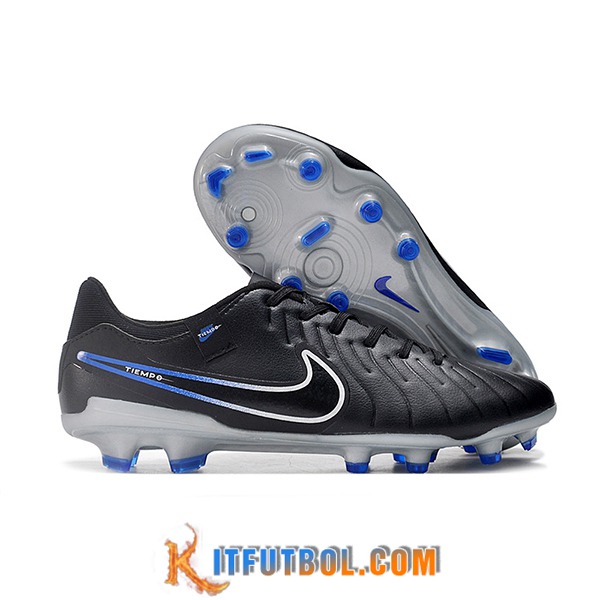 Nike Botas De Fútbol Legend X Academy FG Negro/Azul