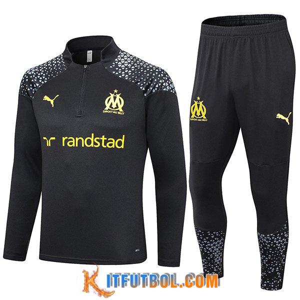 Chandal Equipos De Futbol Marsella Negro 2023/2024 -04