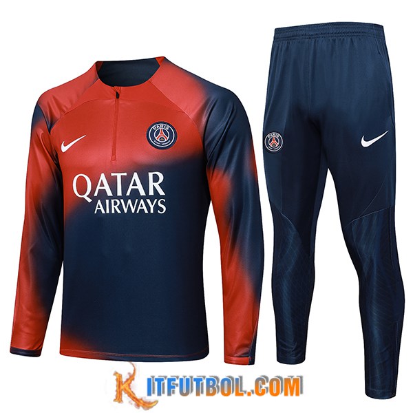 Chandal Equipos De Futbol PSG Rojo/Azul 2023/2024 -02