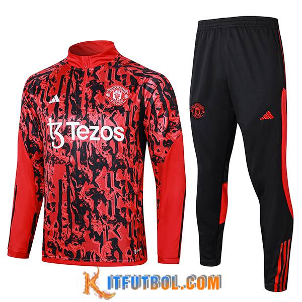 Chandal Equipos De Futbol Manchester United Rojo 2023/2024 -03