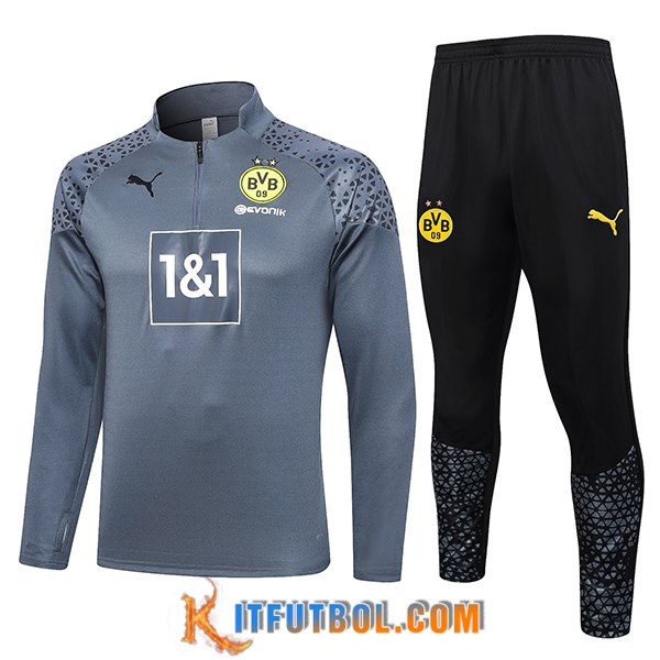 Chandal Equipos De Futbol Dortmund Gris 2023/2024