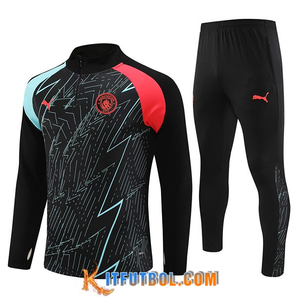 Chandal Equipos De Futbol Manchester City Negro 2023/2024 -02