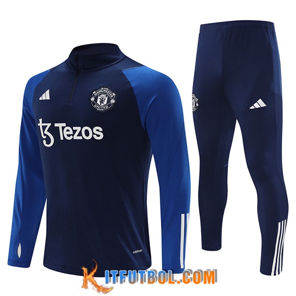 Chandal Equipos De Futbol Manchester United Azul 2023/2024