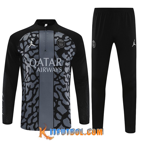 Chandal Equipos De Futbol PSG Gris/Negro 2023/2024
