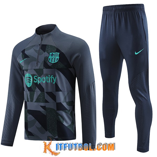 Chandal Equipos De Futbol FC Barcelona Gris 2023/2024