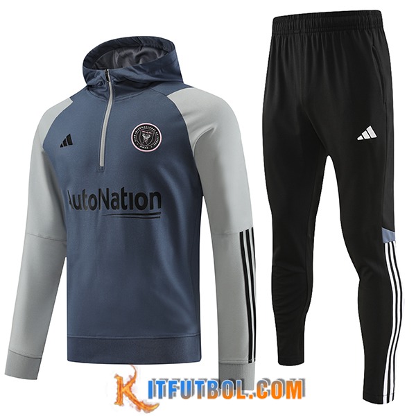 Chaqueta Con Capucha Chandal Inter Miami CF Gris 2023/2024