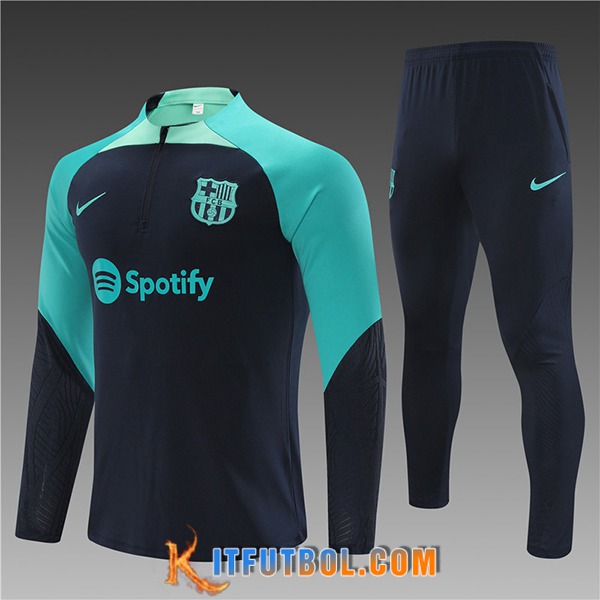 Chandal Equipos De Futbol FC Barcelona Ninos Azul 2023/2024 -03
