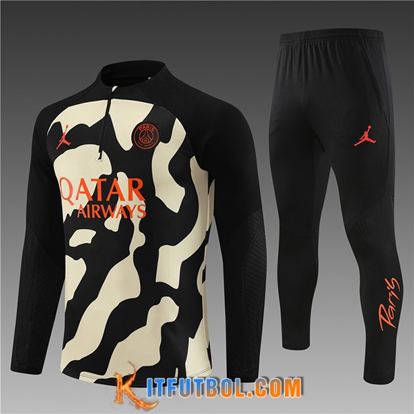 Chandal Equipos De Futbol PSG Ninos Amarillo/Negro 2023/2024