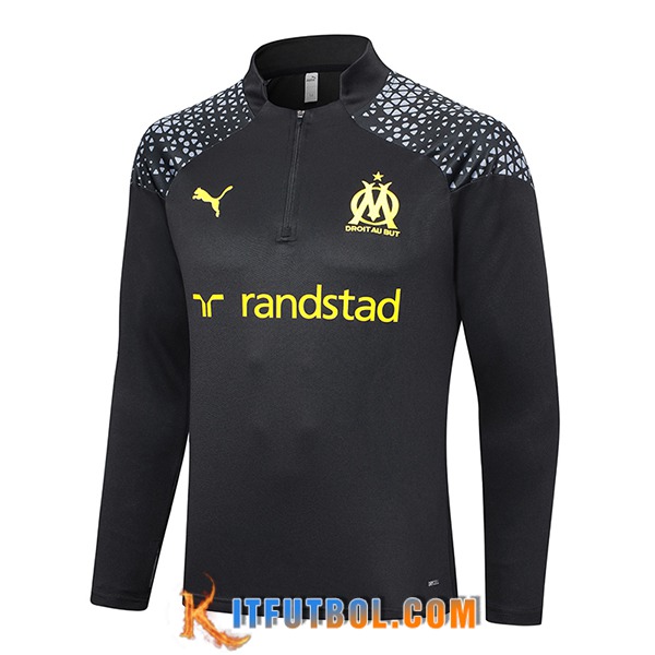 Sudadera De Entrenamiento Marsella Negro 2023/2024