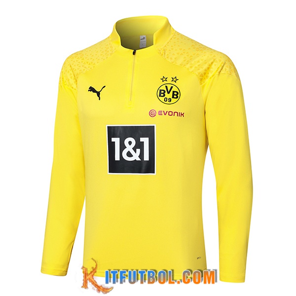 Sudadera De Entrenamiento Dortmund Amarillo 2023/2024 -03